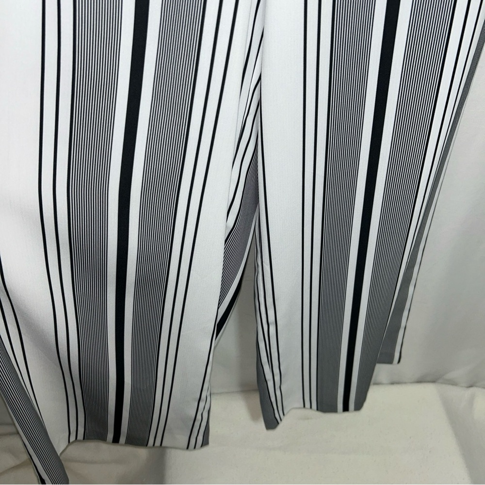 Joan Vass Wide Leg Striped Pants - Picture 2 of 8
